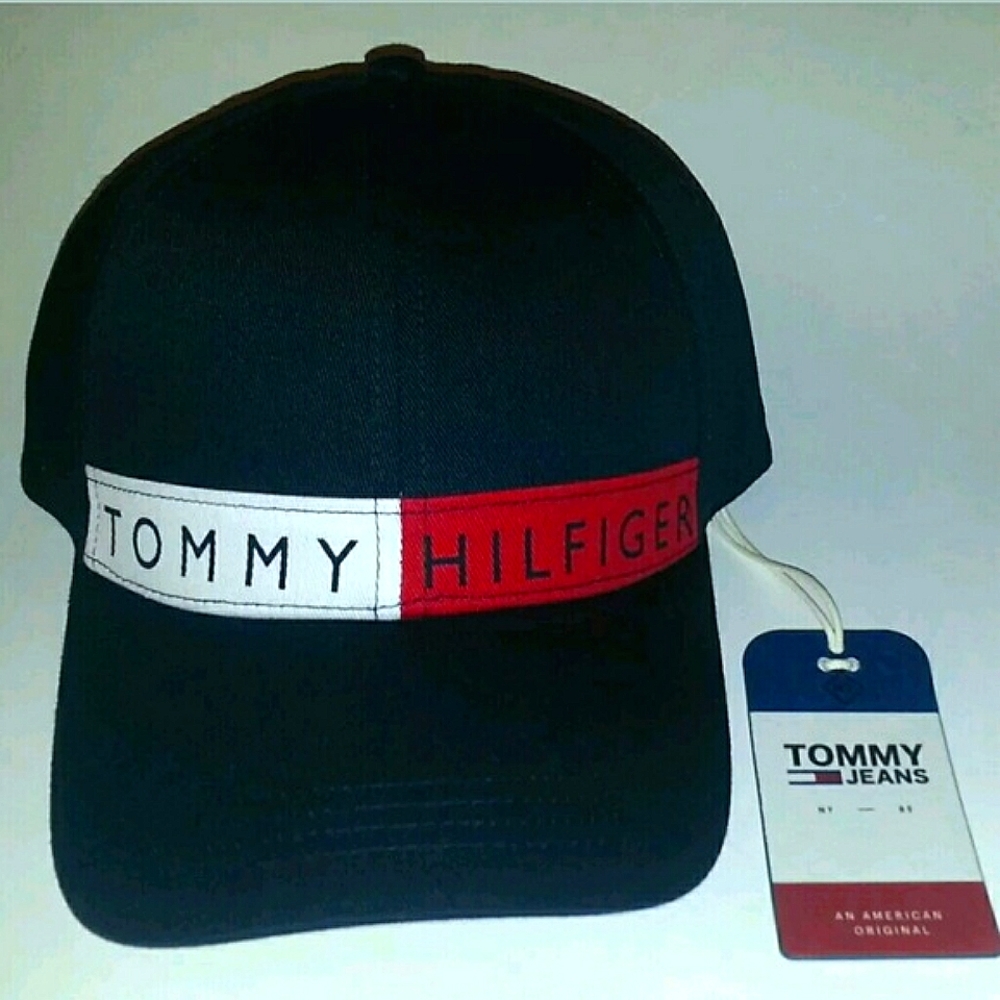 RARE Tommy Hilfiger GIFT Set BIG FLAG Collector's: Baseball Cap Hat + T-Shirt XL - Picture 6 of 8